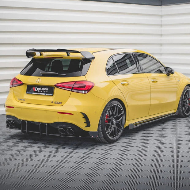 Maxton Design Rear Side Splitters +flaps V2 Mercedes AMG A45 S 2019-