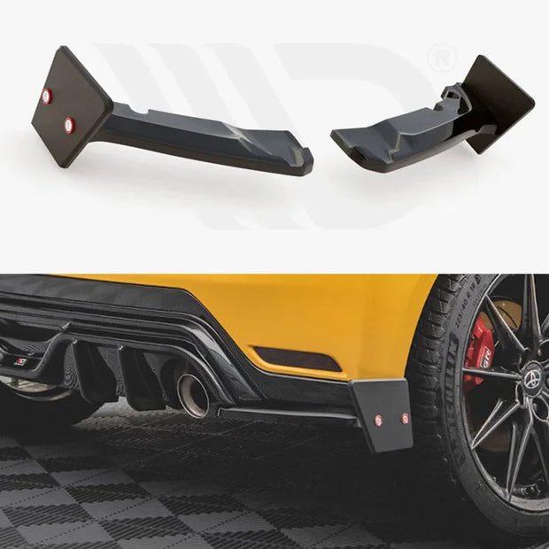 Maxton Design Rear Side Splitters +flaps V4 Toyota GR Yaris MK4 2020-