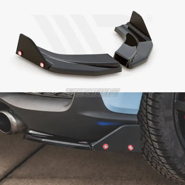 Maxton Design Rear Side Splitters +flaps V6 Hyundai I30 N MK3 Hatchback 01-20