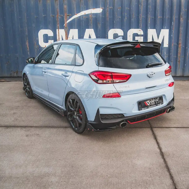 Maxton Design Rear Side Splitters +flaps V6 Hyundai I30 N MK3 Hatchback 01-20