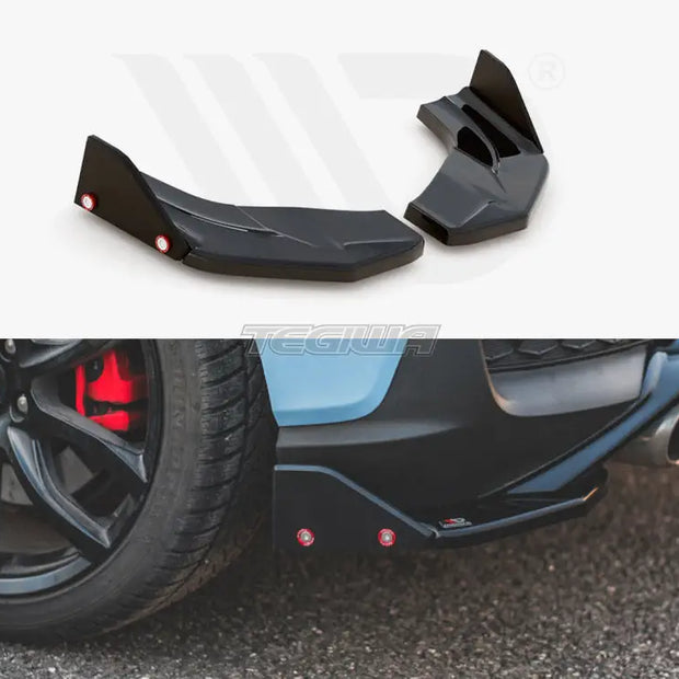 Maxton Design Rear Side Splitters +flaps V7 Hyundai I30 N MK3 Hatchback 01-20
