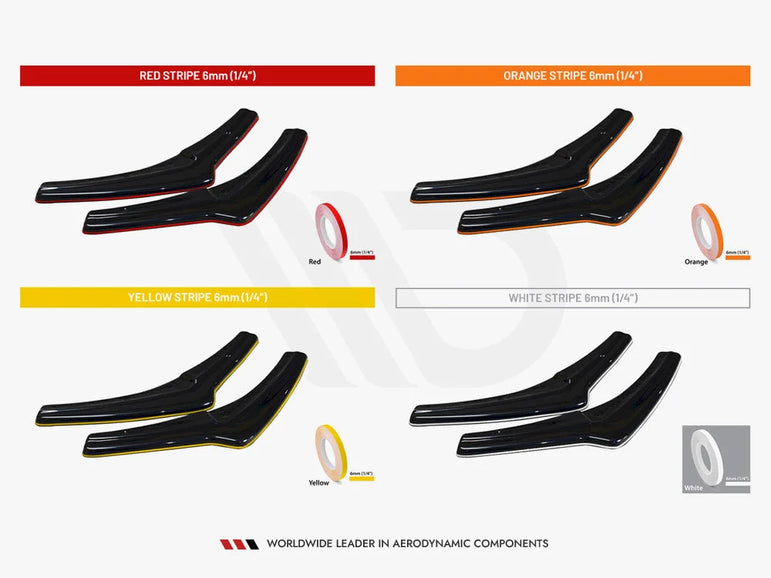 Maxton Design Rear Side Splitters Ford Mustang Mk5 Facelift