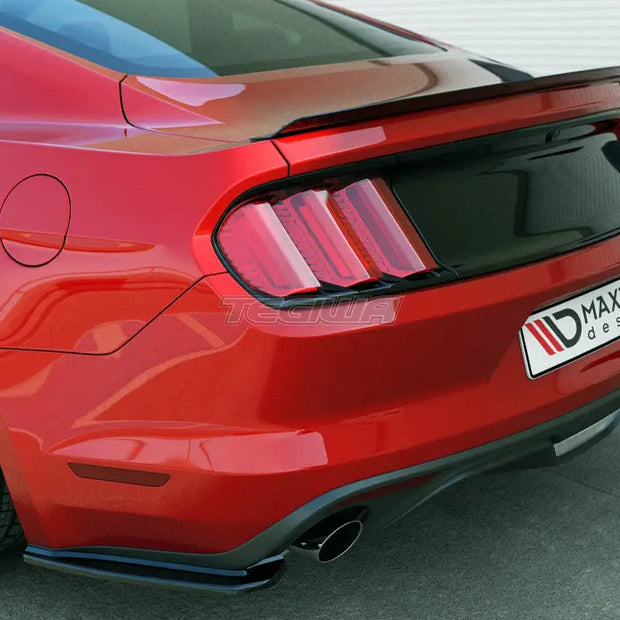 Maxton Design Rear Side Splitters Ford Mustang MK6 2014-17