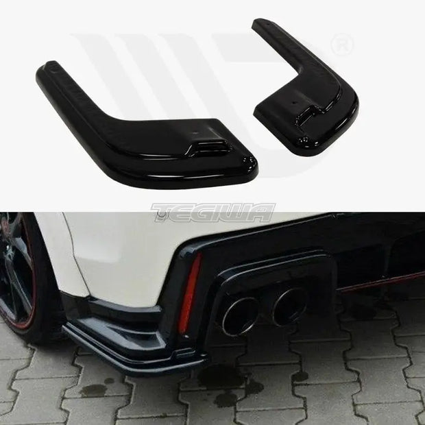 Maxton Design Rear Side Splitters Honda Civic IX Type R 15-17