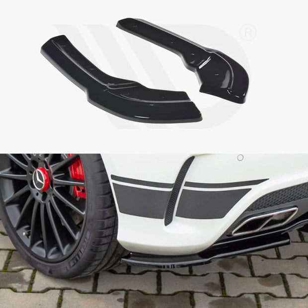 Maxton Design Rear Side Splitters Mercedes A45 AMG W176 13-15