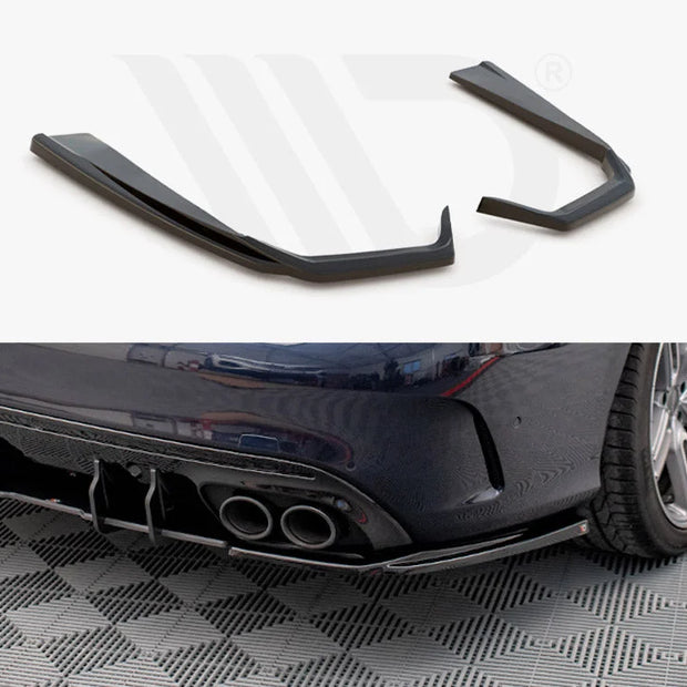Maxton Design Rear Side Splitters Mercedes AMG C 43 Sedan W205 Facelift