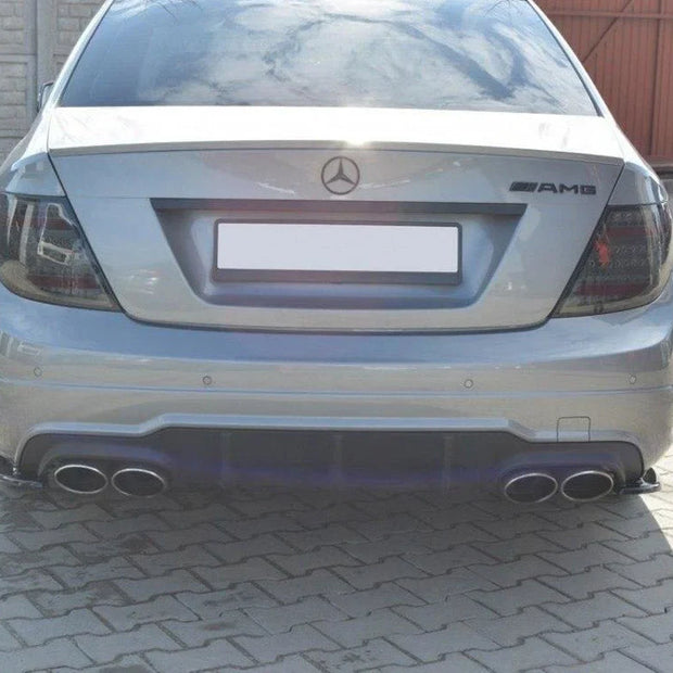 Maxton Design Rear Side Splitters Mercedes C W204 Amg-line Facelift C63 AMG 11-15
