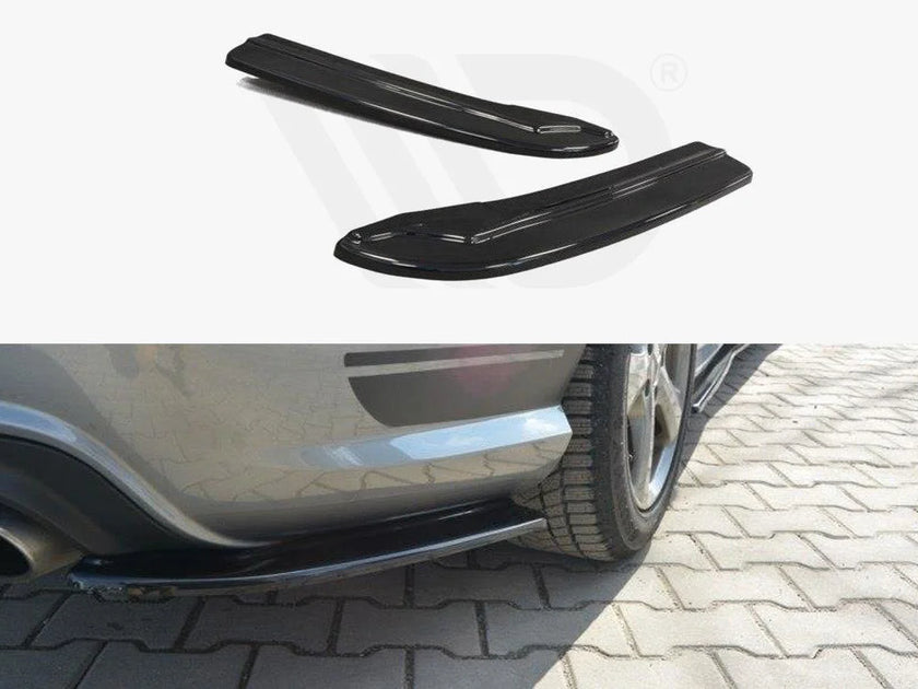 Maxton Design Rear Side Splitters Mercedes C W204 Amg-line Facelift C63 AMG 11-15