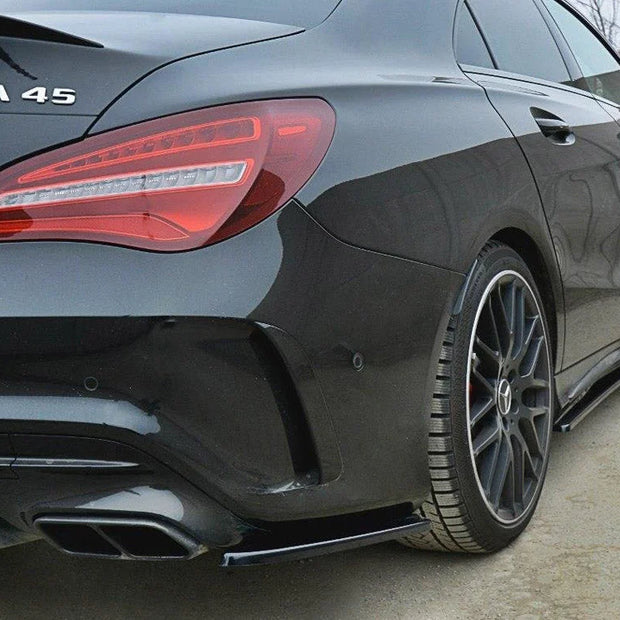 Maxton Design Rear Side Splitters Mercedes CLA A45 AMG C117 Facelift 2017-UP