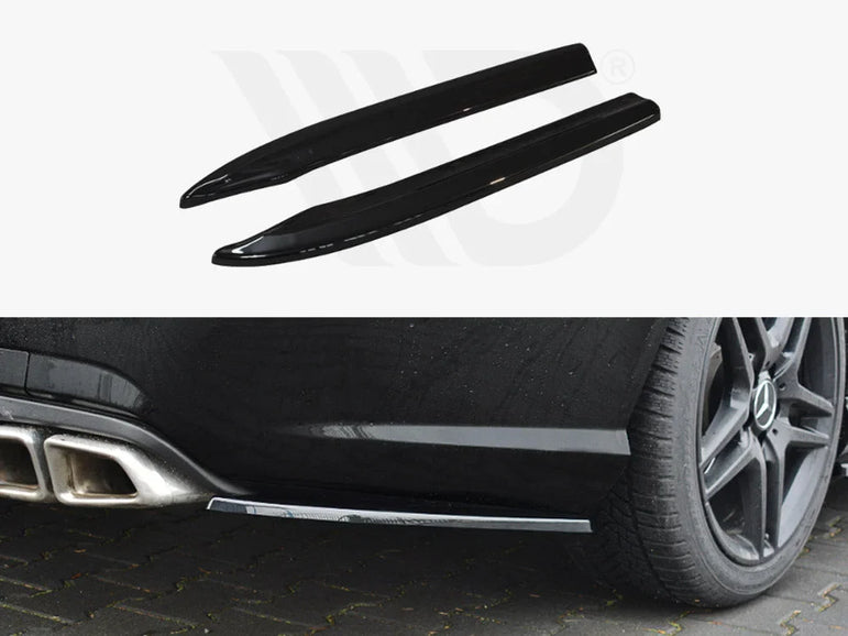 Maxton Design Rear Side Splitters Mercedes E-class 212 63 AMG 09-12