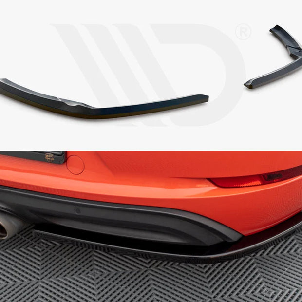 Maxton Design Rear Side Splitters Porsche 718 Cayman 982c