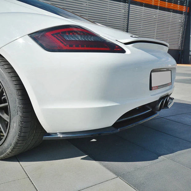 Maxton Design Rear Side Splitters Porsche Cayman S 987C 2006-09
