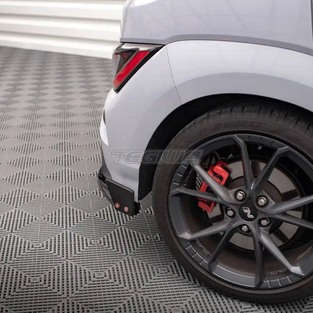 Maxton Design Rear Side Splitters V.1 + Flaps Hyundai Kona N Mk1