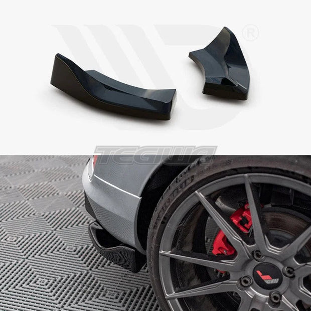 Maxton Design Rear Side Splitters V.1 Ford Fiesta MK8 ST