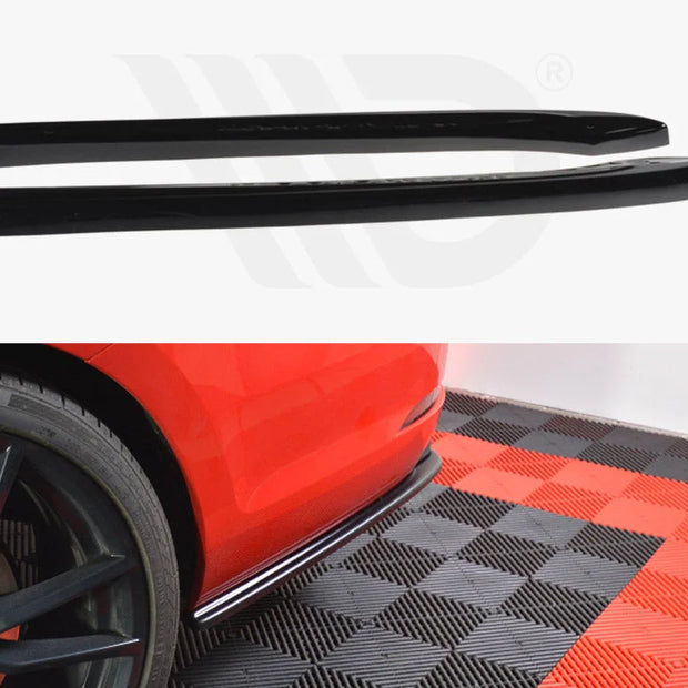 Maxton Design Rear Side Splitters V.1 Volkswagen Golf R 7.5 R Estate 01-19