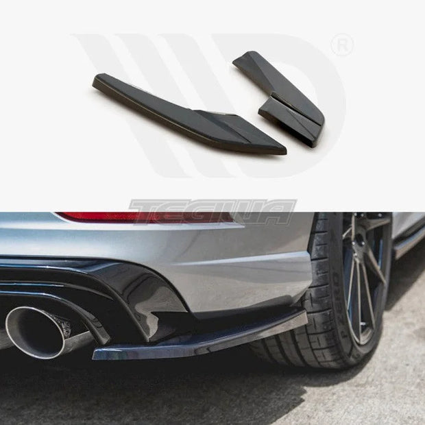 Maxton Design Rear Side Splitters V.2 Audi S3 Sedan 8V Facelift 16-20