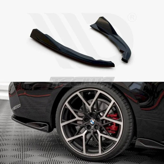 Maxton Design Rear Side Splitters V.2 BMW 4-Series M-pack G22 2020-