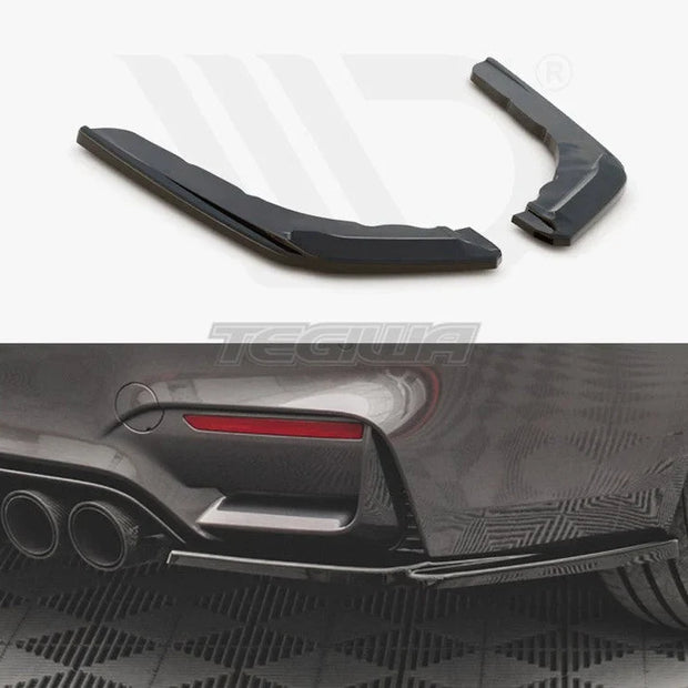 Maxton Design Rear Side Splitters V.2 BMW M4 F82 14-20