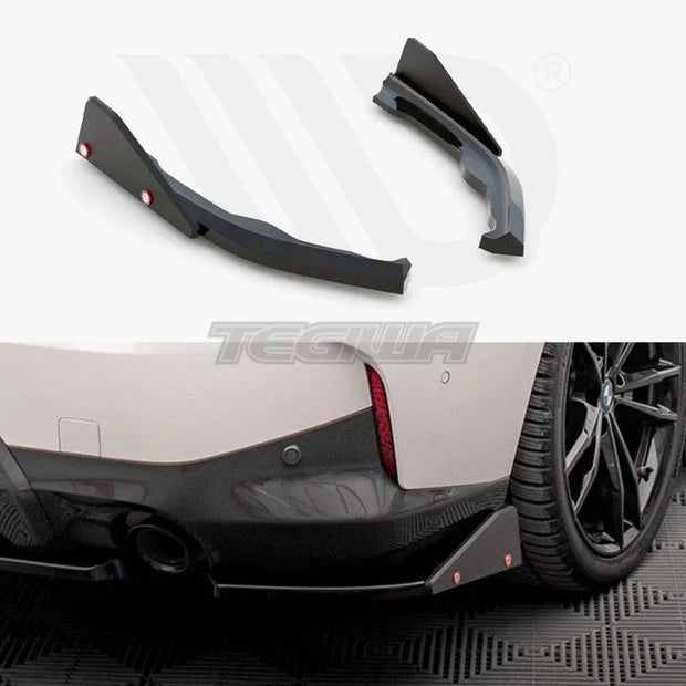 Maxton Design Rear Side Splitters V.2 + Flaps BMW 2-Series Coupe M-Pack G42
