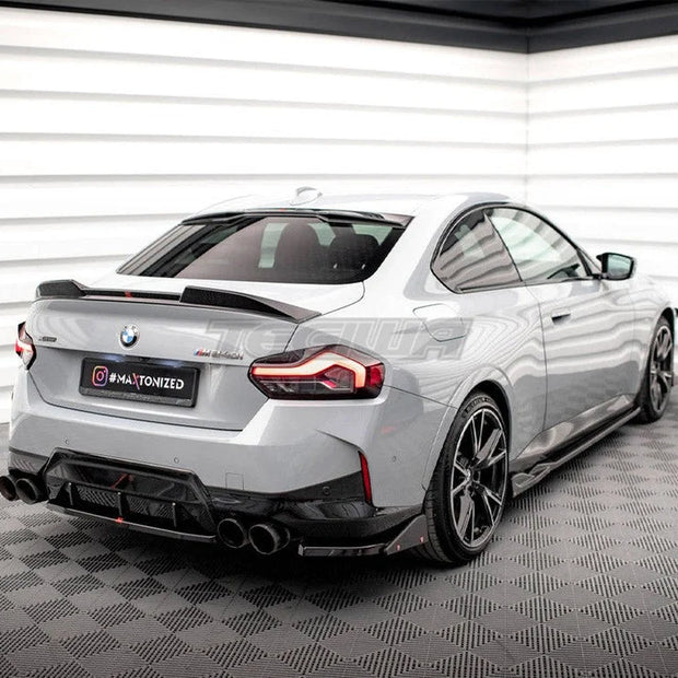Maxton Design Rear Side Splitters V.2 + Flaps BMW 2-Series Coupe M240i G42