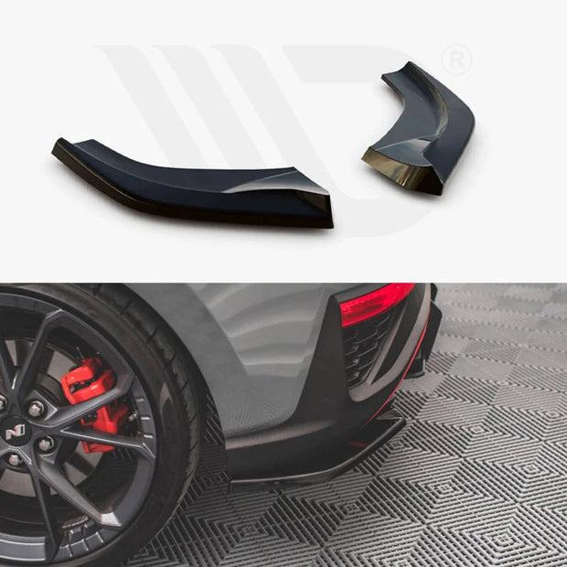 Maxton Design Rear Side Splitters V.2 Hyundai I30 N Hatchback MK3 Facelift 2020-