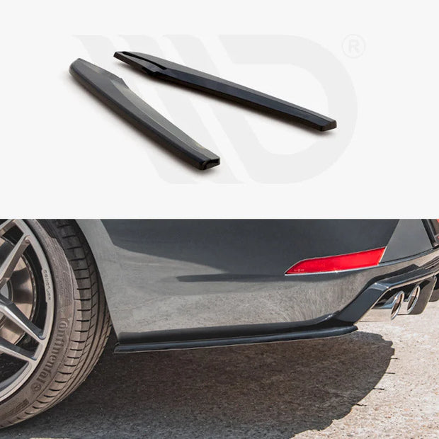 Maxton Design Rear Side Splitters V.2 Seat Leon Cupra MK3 Facelift Estate 17-19