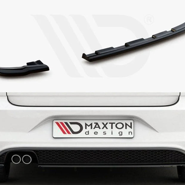 Maxton Design Rear Side Splitters V.2 Volkswagen Polo MK6 GTI 17-21
