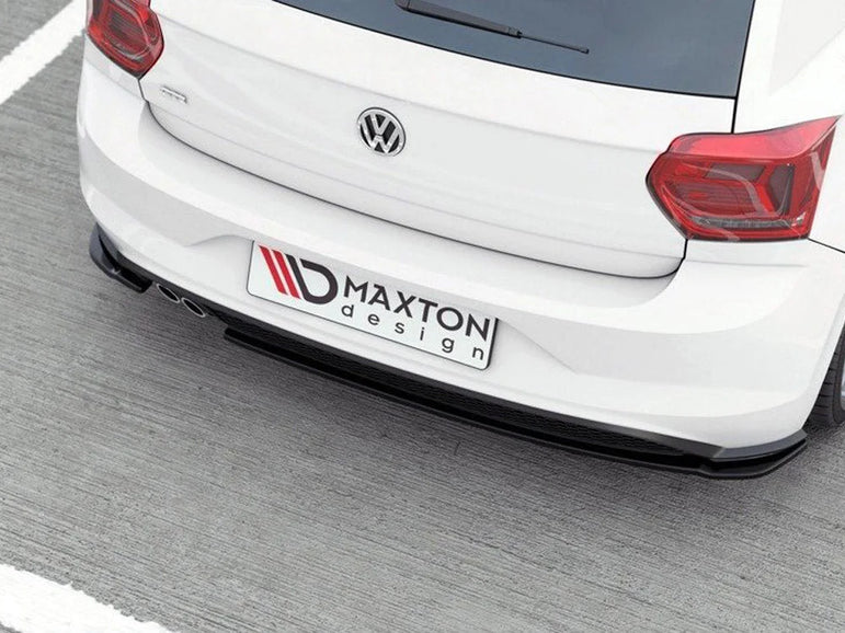 Maxton Design Rear Side Splitters V.2 Volkswagen Polo MK6 GTI 17-21