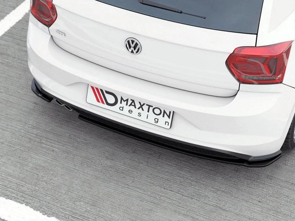 Maxton Design Rear Side Splitters V.2 Volkswagen Polo MK6 GTI 17-21