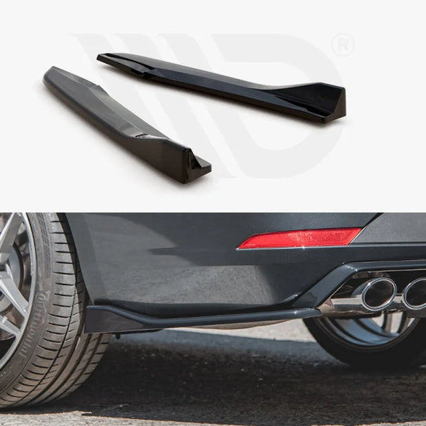 Maxton Design Rear Side Splitters V.3 Seat Leon Cupra MK3 Facelift Estate 17-19