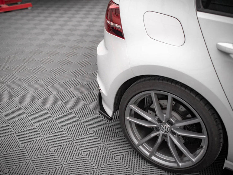 Maxton Design Rear Side Splitters V.3 Volkswagen Golf R MK7 13-16