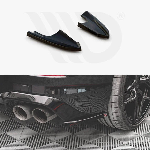 Maxton Design Rear Side Splitters V.3 Volkswagen Golf R MK8 20-