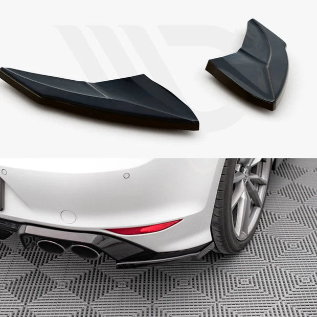Maxton Design Rear Side Splitters V.4 Volkswagen Golf R MK7 13-16