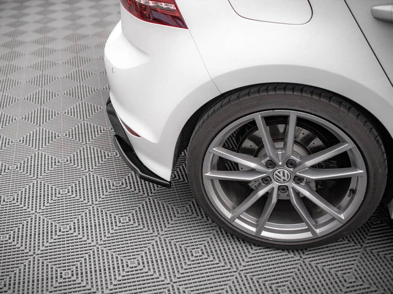 Maxton Design Rear Side Splitters V.4 Volkswagen Golf R MK7 13-16