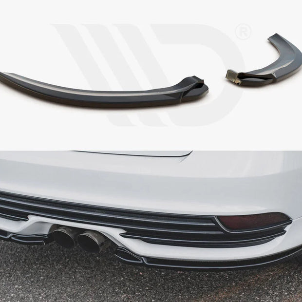 Maxton Design Rear Side Splitters V2 Ford Focus ST MK3 Facelift 15-18