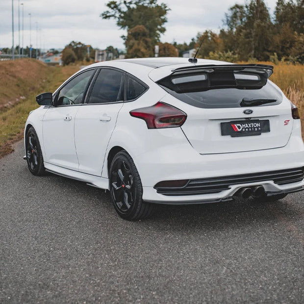 Maxton Design Rear Side Splitters V2 Ford Focus ST MK3 Facelift 15-18