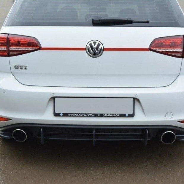 Maxton Design Rear Side Splitters Volkswagen Golf MK7 GTI 13-16