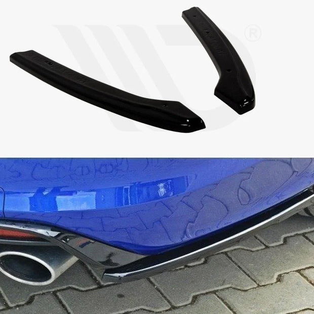 Maxton Design Rear Side Splitters Volkswagen Golf MK7 R Estate 17-19