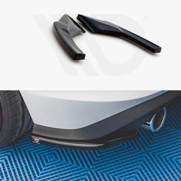 Maxton Design Rear Side Splitters Volkswagen Golf MK8 GTI 20-