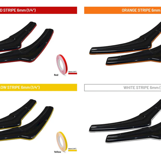 Maxton Design Rear Side Splitters Volkswagen Golf VII R Facelift