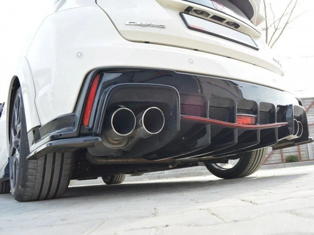 Maxton Design Rear Valance Honda Civic IX Type R 15-17