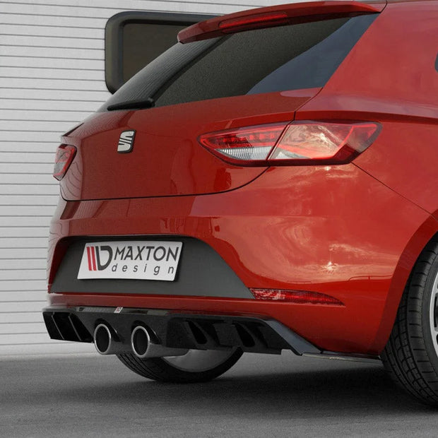 Maxton Design Rear Valance V.2 Seat Leon MK3 Cupra Facelift 2017-