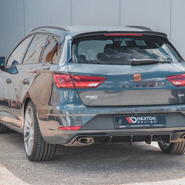 Maxton Design Rear Valance V2 Seat Leon MK3.5 Cupra Estate 17-19
