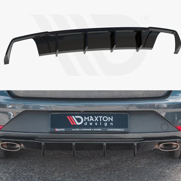 Maxton Design Rear Valance V2 Seat Leon MK3.5 Cupra Estate 17-19