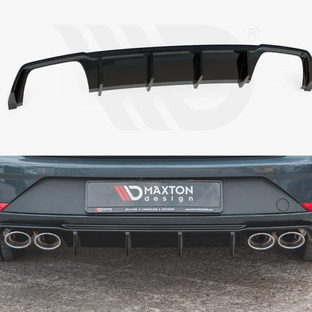 Maxton Design Rear Valance V3 Seat Leon MK3.5 Cupra Estate 17-19