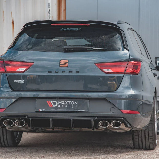 Maxton Design Rear Valance V3 Seat Leon MK3.5 Cupra Estate 17-19