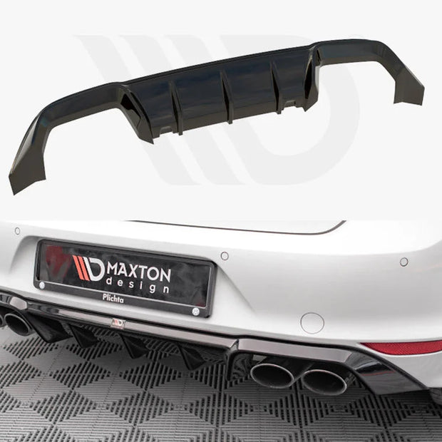 Maxton Design Rear Valance Volkswagen Golf R MK7 13-16