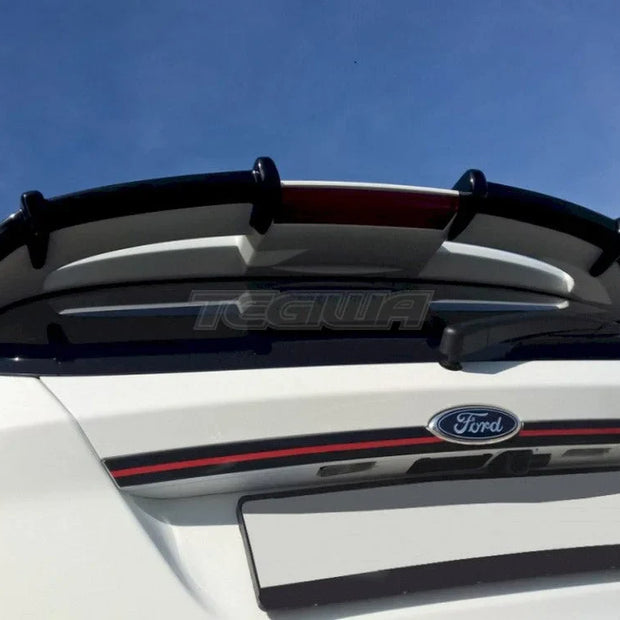 Maxton Design Roof Spoiler Extension Ford Fiesta MK7 ST Zetec S Facelift Primer Painted