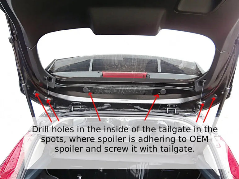 Maxton Design Roof Spoiler Ford Fiesta MK7 Focus RS Style