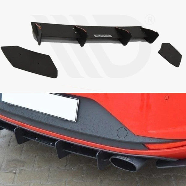 Maxton Design Seat Leon III Cupra Rear Diffuser & Rear Side Splitters
